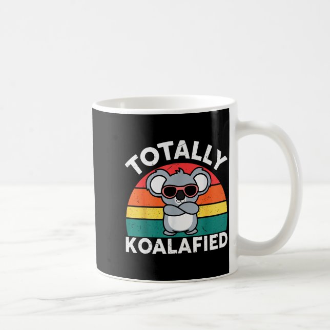Mug Cute Koalafied Shirt Dad Men Kids Boys Girls Women (Droite)