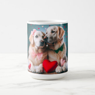 Mug Cute labrador couple valentine's day