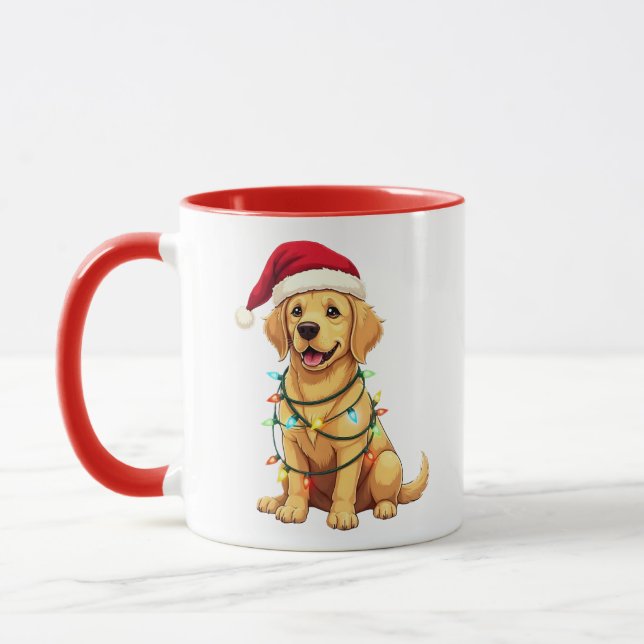 Mug Cute Labrador Retriever Christmas Santa Pet Dog Lo (Gauche)