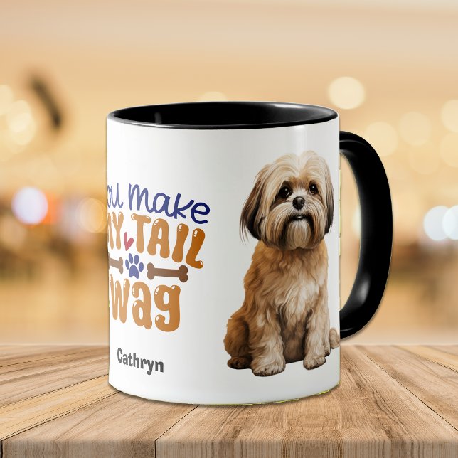 Mug Cute Lhassa Apso Vous Faites Ma Queue (Créateur téléchargé)