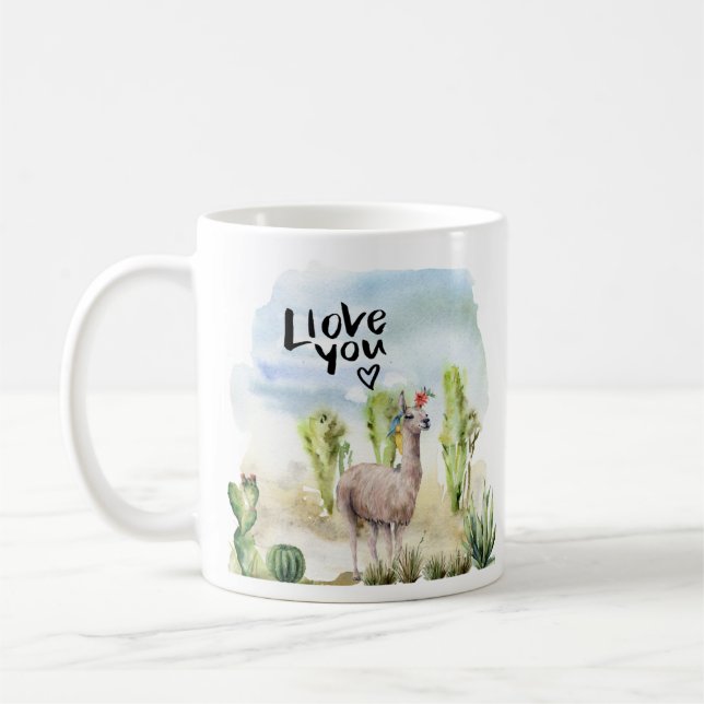 Mug Cute Llama (Gauche)