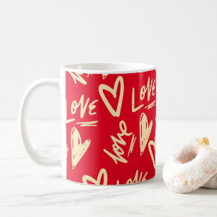 Mug Cute Love Hearts Saint Valentin