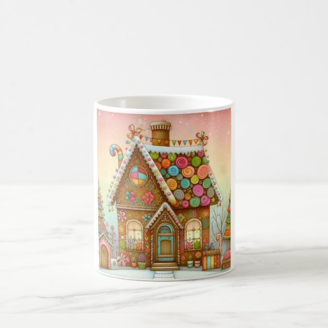Mug Cute, maison de pain d'épices (Centre)