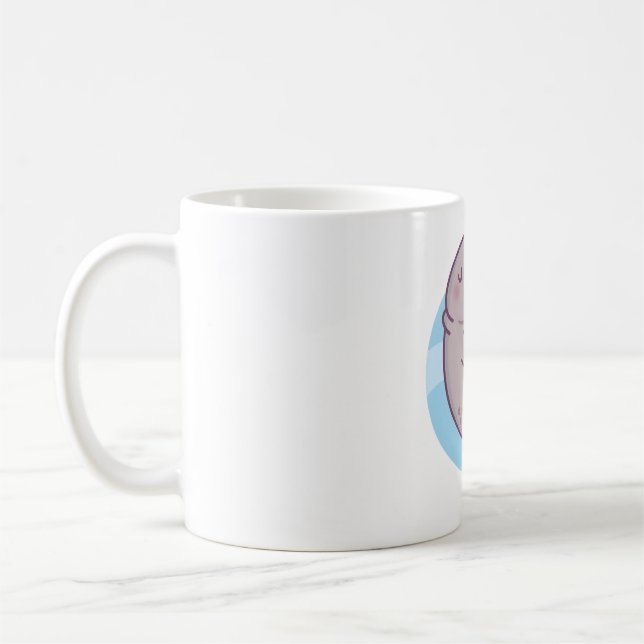 Mug Cute Manatee Aime Boire Boba Tea (Gauche)