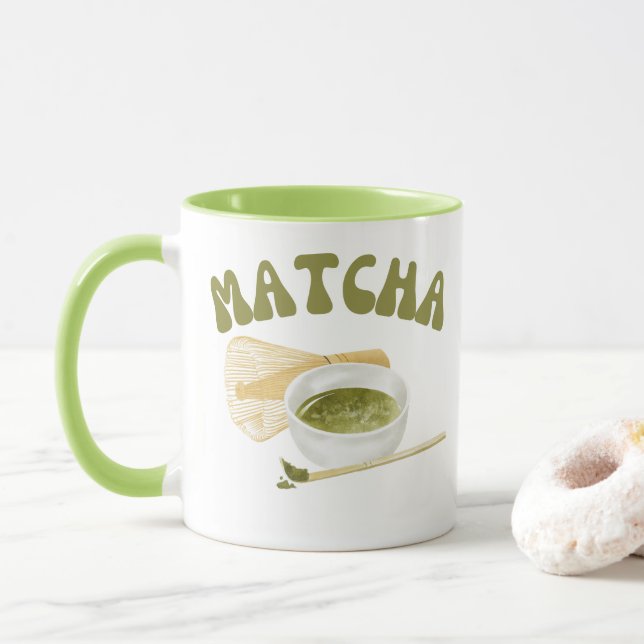 Mug Cute Matcha (Avec donut)