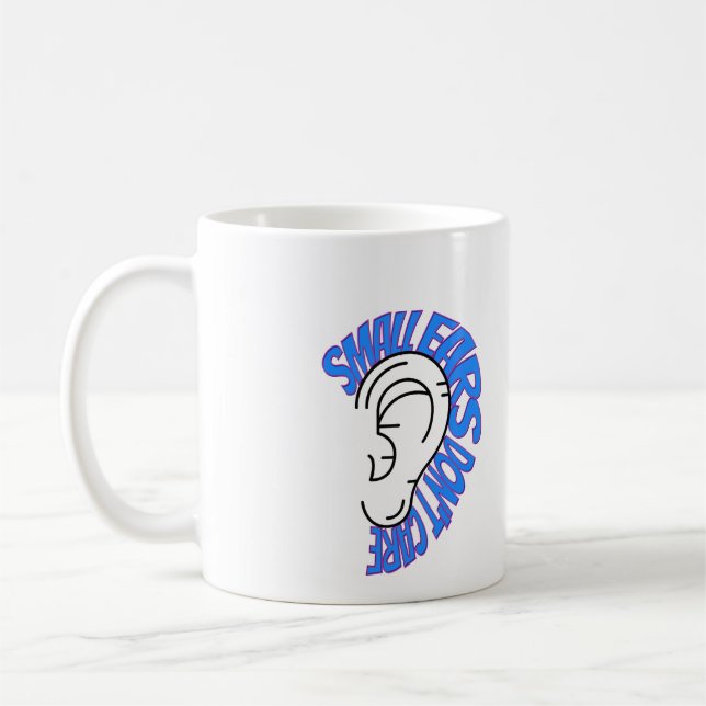 Mug Cute Microtia bleu et rose (Gauche)
