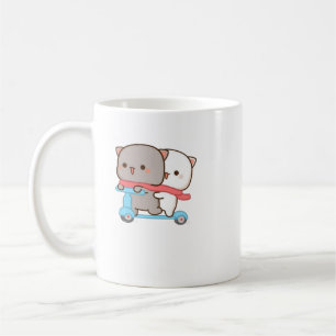 Mug Cute Mochi Peach Cat