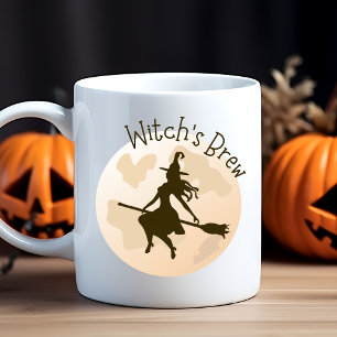 Mug Cute Modern Simple Witch's Brew Typographie tendan