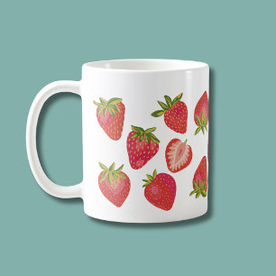 Mug Cute Motif fraise - Fun Fruit Design