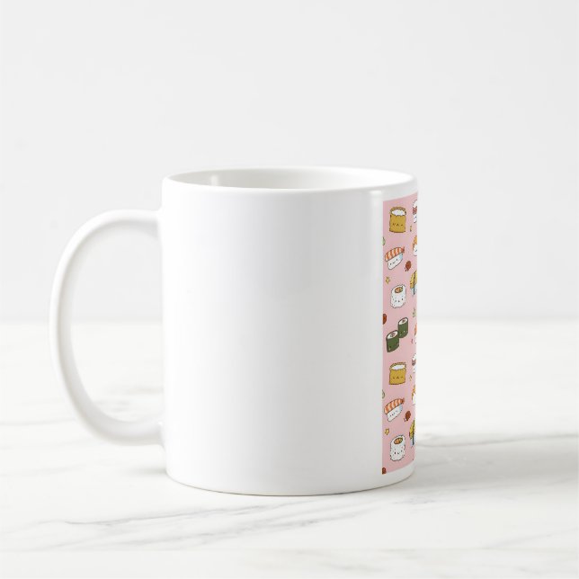Mug Cute Motif japonais de sushi (Gauche)