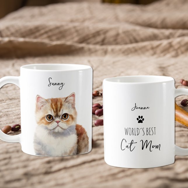 Mug Cute Munchkin Chat Personnalisé Meilleur Maman / P (Créateur téléchargé)