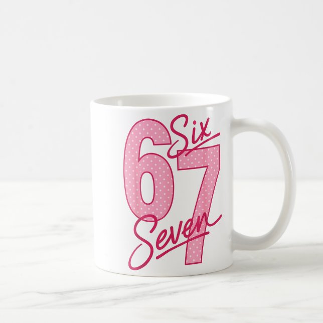 Mug Cute Nk 67 Valentine Six Seven Funny Meme Women Gi (Droite)