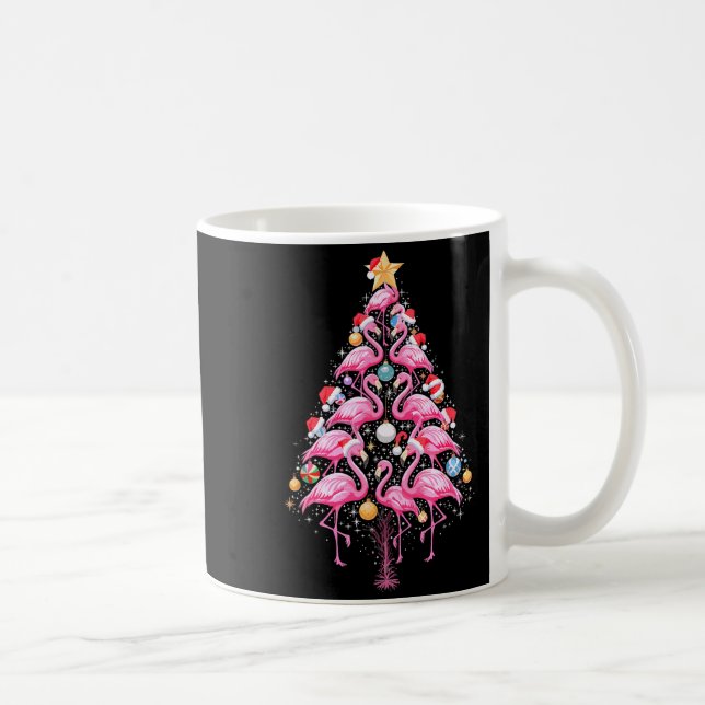 Mug Cute Nk Flamingo Christmas Tree Santa Hat Trocal P (Droite)