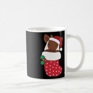 Mug Cute Okapis Dans Les Bas De Noël Pour Noël