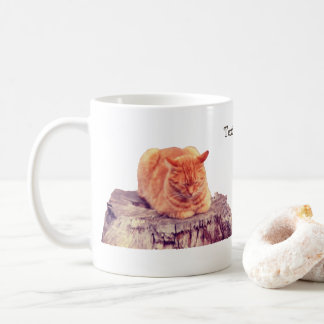 Mug Cute Orange Tabby Chat Personnalisé