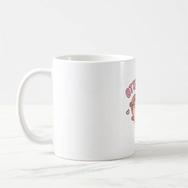 Mug Cute Otter Otterable Pun (Gauche)