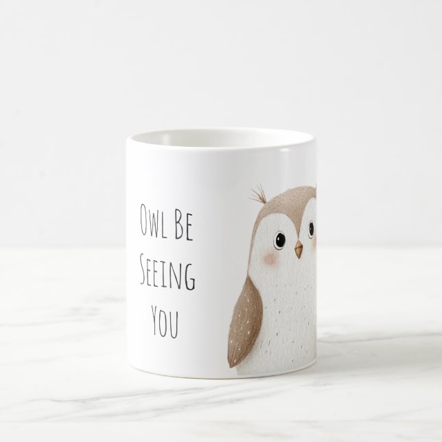 Mug Cute Owl Be Seeing You  (Centre)