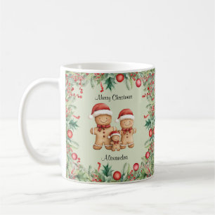 Mug Cute pain d'épices biscuit Noël de famille