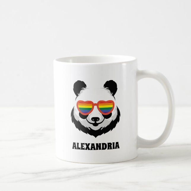 Mug Cute Panda Bear | Rainbow | LGBTQ (Droite)