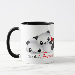 Mug Cute panda couple