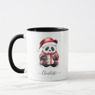 Mug Cute Panda Père Noël Joyeux Noël