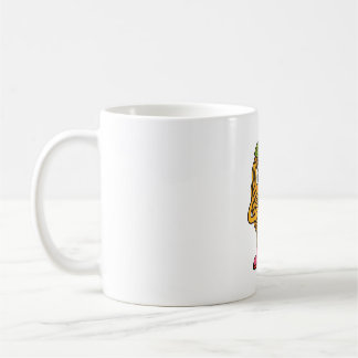 Mug Cute Pasta Character – Happy Food Illustration by