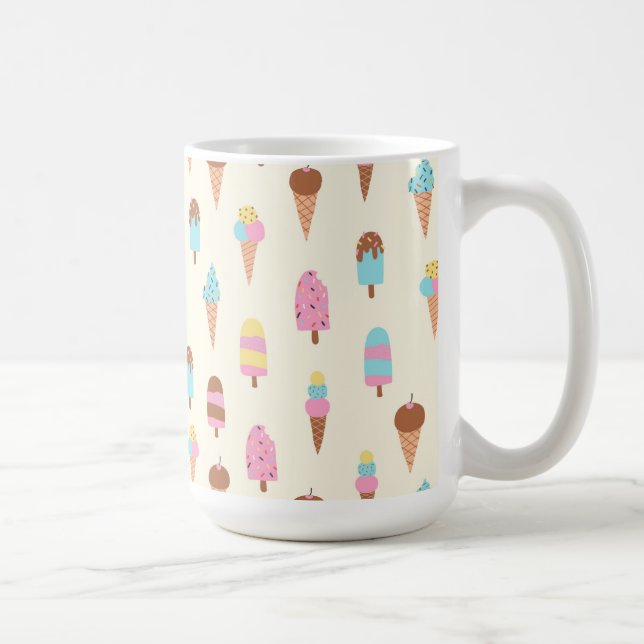Mug Cute Pastel Motif de crème glacée (Droite)