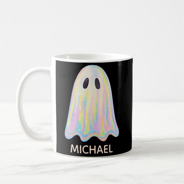 Mug Cute Pastel Rainbow Ghost | Éffrayant esthétique (Gauche)