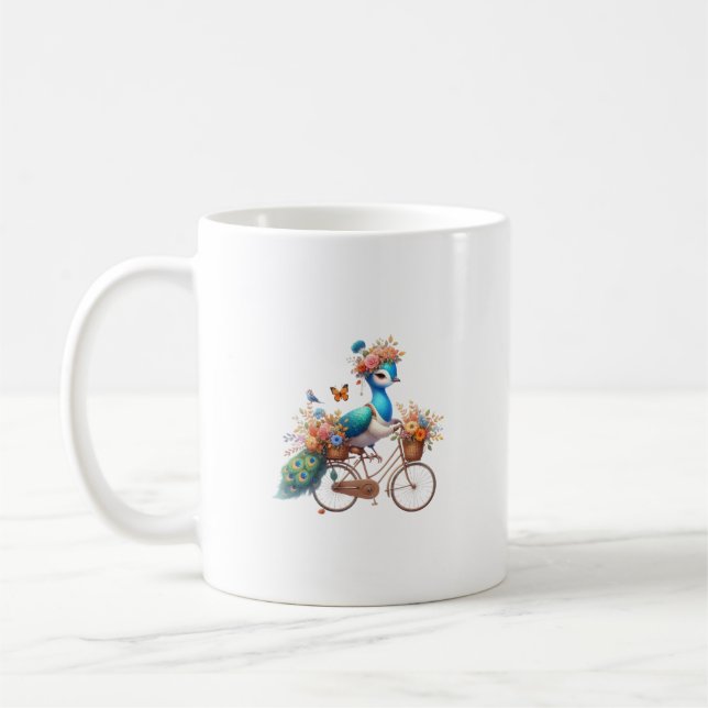 Mug Cute Peacock (Gauche)