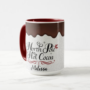 Mug Cute Personnalisé Pôle Nord Chaud cacao