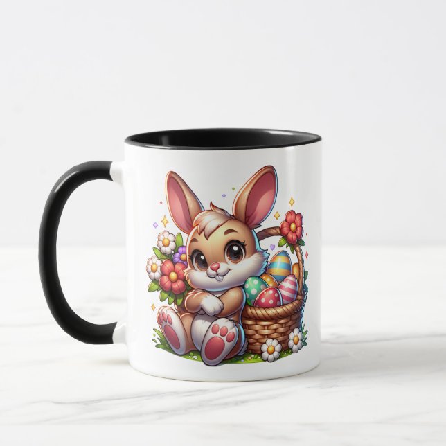 Mug Cute personnalisée Bonne Pâques (Gauche)