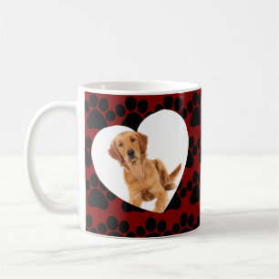 Mug Cute Pet Chat Photo Coeur parties scintillant et p