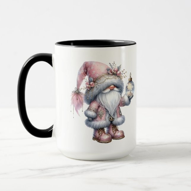 Mug Cute Pink Gnomes  (Gauche)