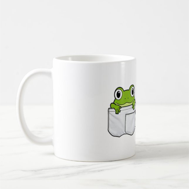 Mug Cute Pocket Frog (Gauche)