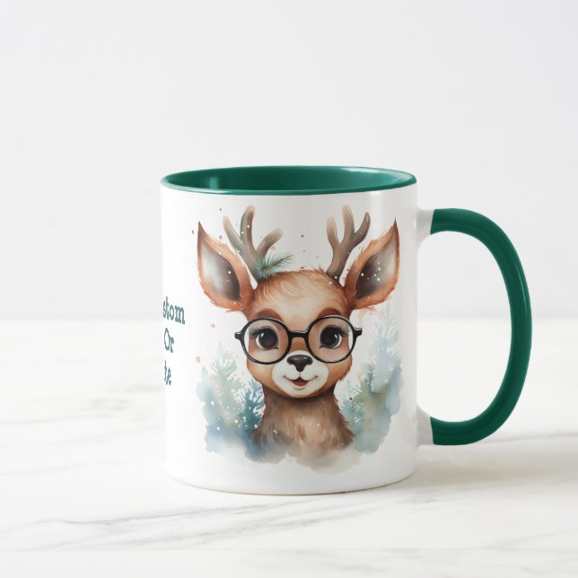 Mug Cute Porcupine Père Noël Porcupine Christmas Spiri (Droite)