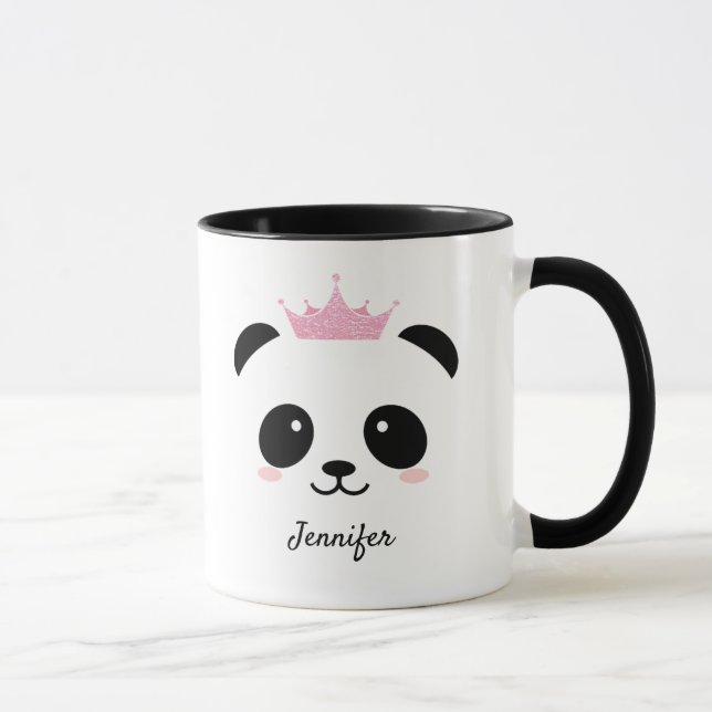 Mug Cute princesse panda personnalisée  (Droite)