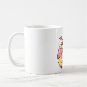 Mug Cute Rabbit Chilling Sur Flotteur De Piscine Vibes