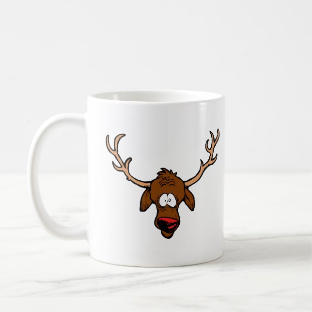 Mug Cute renne de dessin (Gauche)