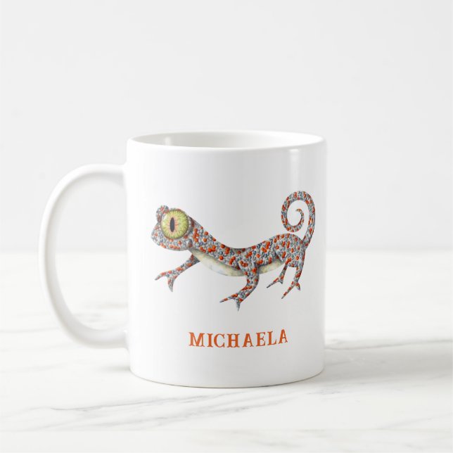 Mug Cute Reptile Personnalisé (Gauche)