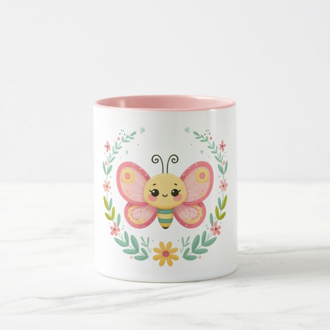 Mug Cute, ressort/papillon (Centre)