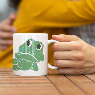 Mug Cute Retro Frog Graphic Personnalisé