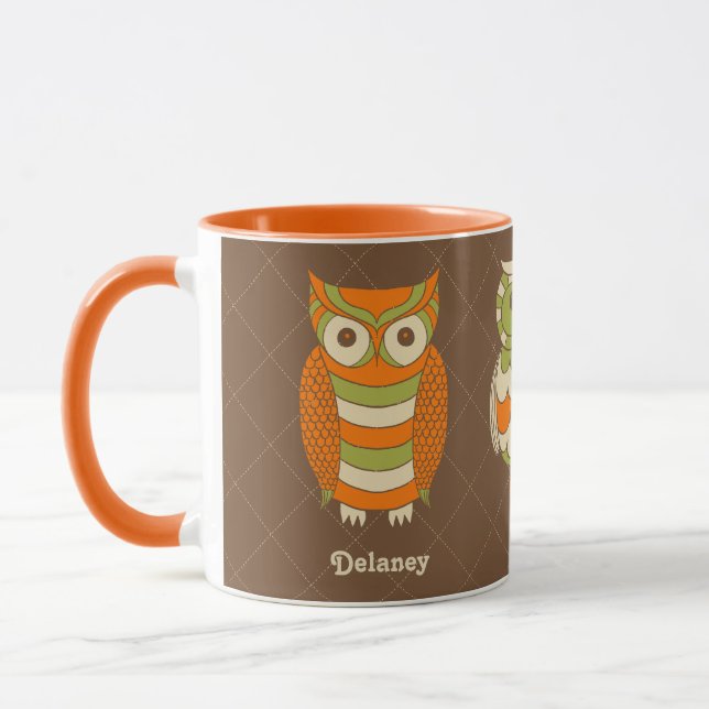 Mug Cute Retro Owens Personnalisé (Gauche)
