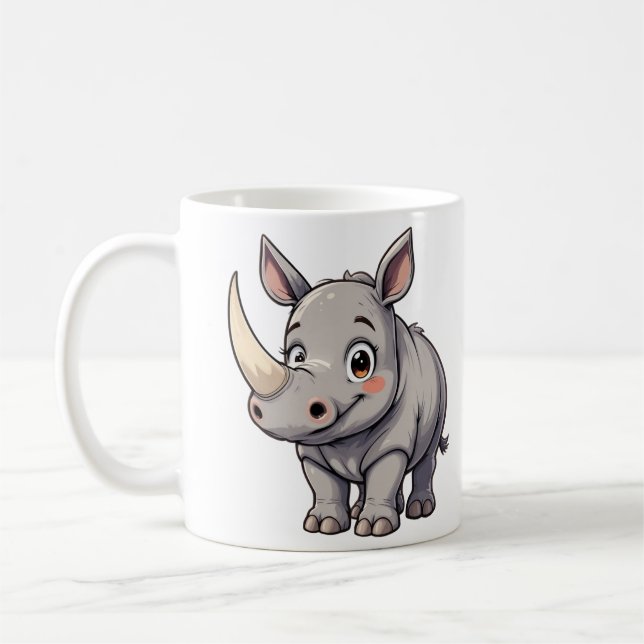 Mug Cute Rhino (Gauche)