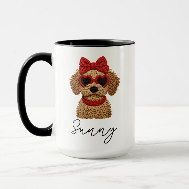 Mug Cute RN Crochet Dog Valentine’s Day  (Gauche)