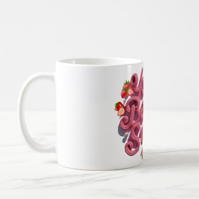 Mug Cute Rose Vous êtes Berry Sweet Strawberry Coquett (Gauche)
