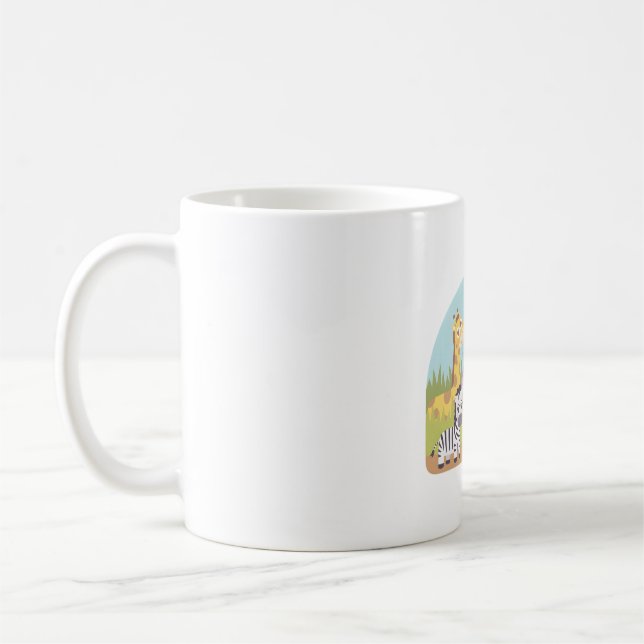 Mug Cute Safari Animals (Gauche)