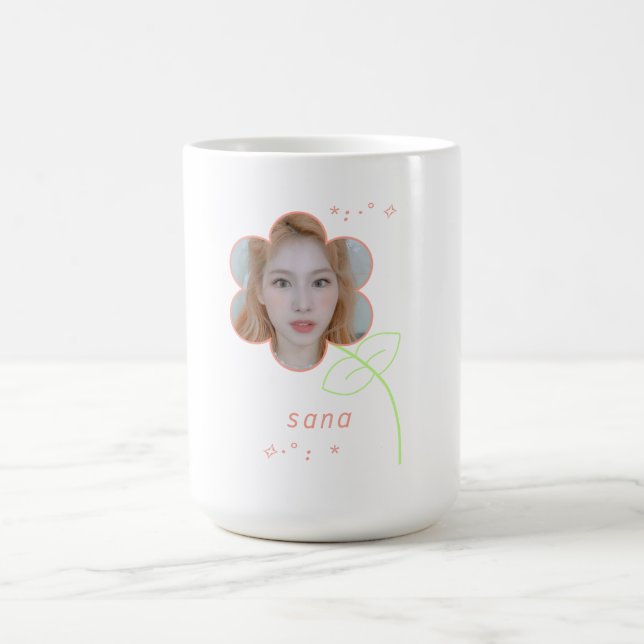 Mug Cute Sana Kpop Deux fois Ado esthétique (Centre)