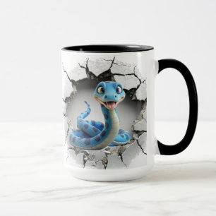 Mug Cute serpent 3D
