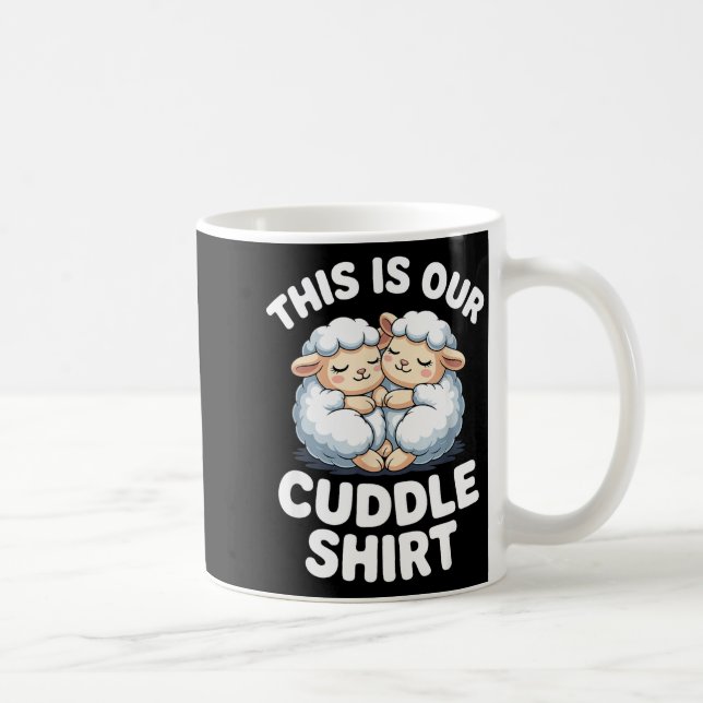 Mug Cute Sheep Couple This Is Our Cuddle  (Droite)