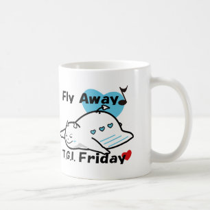 Mug Cute Shy Devil le vendredi heureux